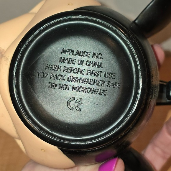 Vintage 1980s Disney Mickey Mouse Applause Inc 3DHead Face with Ears Plastic Cup - Picture 4 of 7